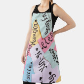 Sortierte Farbe der Namenskarten Schürze (InSitu)