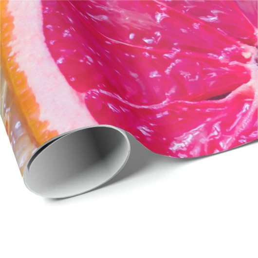 Sortierte Kreise der Zitrusfrucht Geschenkpapier (Rolleneckpunkt)