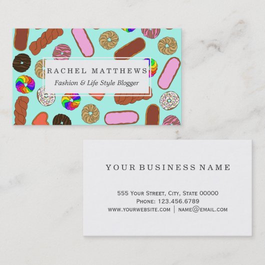 Sortierte niedliche visitenkarte (Vorne/Hinten)