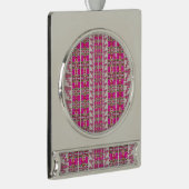 Sortierte Rosenblüten Banner-Ornament Silber (Rechts)