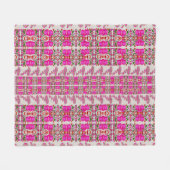 Sortierte Rosenblüten Fleecedecke (Vorderseite (Horizontal))