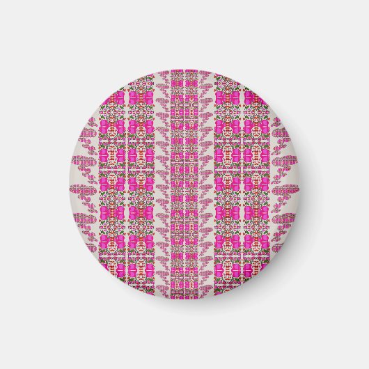 Sortierte Rosenblüten Magnet (Vorne)