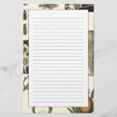 Sortierte Tiere gemalt auf Sahnehintergrund Briefpapier (Vorderseite)