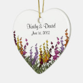 Sortierte Wedding Blumen Keramik Ornament (Links)