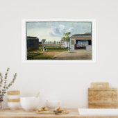 Sortiertee (w/c auf Papier) Poster (Küche)