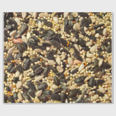 Sortierter Vogel-Samen Geschenkpapier (Flach)