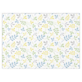 Sortiertes Blätter-blaues Grün graues gelbes Tischdecke (Vorderseite (Horizontal))