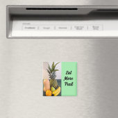 Sortiertes Obst Foto Gesunde Erinnerung Grün Magnet (In Situ (Geschirrspüler))