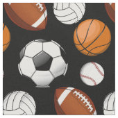 Sortiertes Sport-schwarzes Gewebe Stoff (Nahaufnahme)
