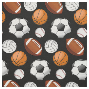 Sortiertes Sport-schwarzes Gewebe Stoff