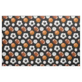 Sortiertes Sport-schwarzes Gewebe Stoff (Fat Quarter (45,7 x 55,9 cm))