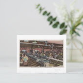 Sortierungs- und Verpackungsfabrik und -arbeiter ( Postkarte (Stehend Vorderseite)