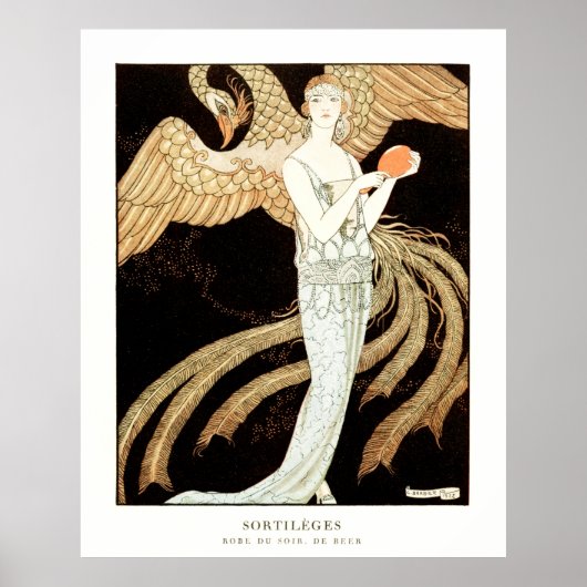 Sortilèges: Abend von George Barbier Poster (Vorne)