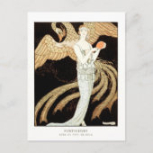 Sortilèges: Abend von George Barbier Postkarte (Vorderseite)