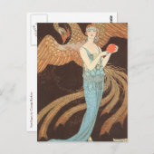 Sortileges oder Divination von George Barbier Postkarte (Vorne/Hinten)