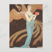 Sortileges oder Divination von George Barbier Postkarte (Vorderseite)