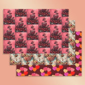 Sortiment 24A Valentine Geschenkpapier Set
