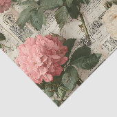 Sortiment aus roten und rosa Blumen Seidenpapier (Ausschnitt)