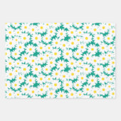 Sortiment der Negative Space Daisies Geschenkpapier Set (Vorderseite 3)