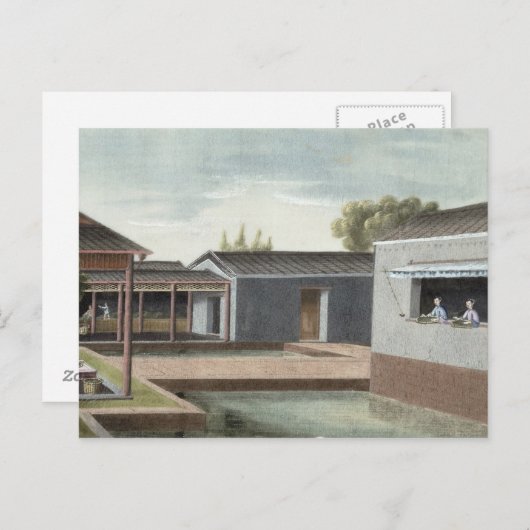 Sorting tea (w/c - paper) 2 postkarte (Vorne/Hinten)