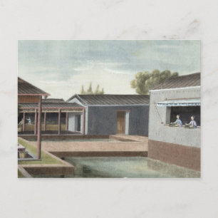 Sorting tea (w/c - paper) 2 postkarte