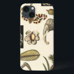 Sortited Animals Painted on Cream Background iPhone 13 Hülle<br><div class="desc">The wonders of nature are shown in this piece by Vision Studio. Creepy Insekts mix with an elephant,  butterfly and other sortited animals. If you love nature this is the print for you!</div>