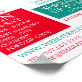 Sortited Candy, Confectionery Supplies Advertising Poster (Ecke)