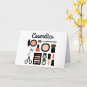 Sortited Cosmetics Karte (Gelbe Blume)