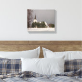 Sortlande Kirke Canvas Print Leinwanddruck (Insitu (Schlafzimmer))