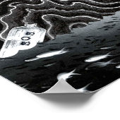 SOS Behalte Wassernavigieren Poster (Ecke)