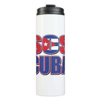 SOS-CUBA THERMOSBECHER