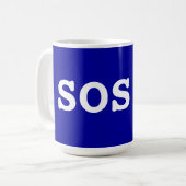 SOS KAFFEETASSE (Vorderseite Links)