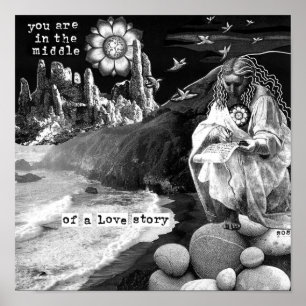 SOS Sie sind in der Mitte einer Liebe Story Poster