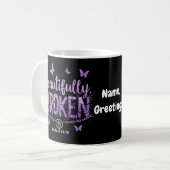SOS Wunderschön gebrochen: Bewusstsein und Unterst Kaffeetasse (Vorderseite Links)