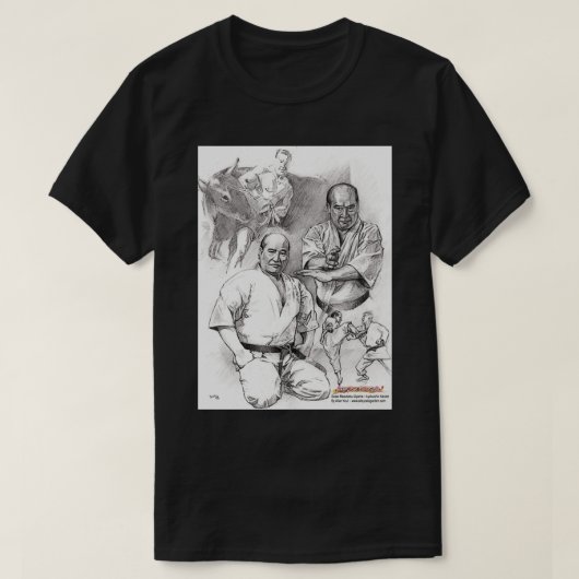 Sosai mas oyama-Kalender T-Shirt (Design vorne)