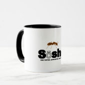 Soshel Logo Coffee Mug Tasse (Vorderseite Links)