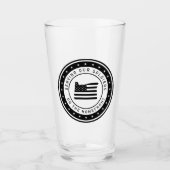 SOSHomefront-Pint-Glas Glas (Vorderseite)