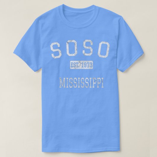 Soso Mississippi MS Vintag T-Shirt (Design vorne)