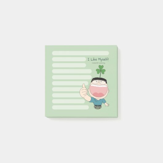 sosoHoney(44) Clover Post-it Klebezettel (Vorderseite)