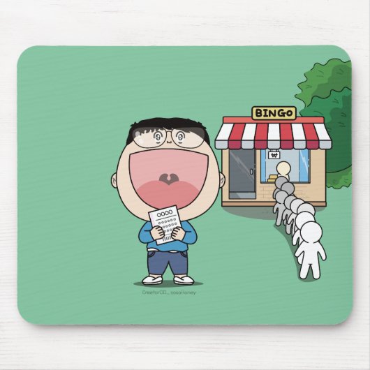 sosoHoney(49) Glück Mousepad (Vorne)