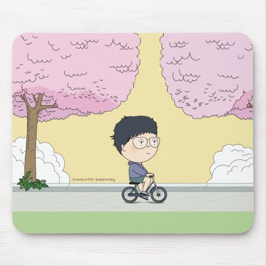 sosoHoney(67) Kirschblüten Mousepad (Vorne)