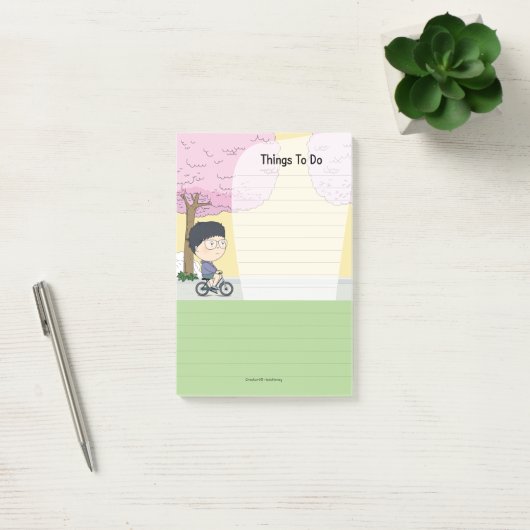 sosoHoney(67) Kirschblüten Post-it Klebezettel (Büro)