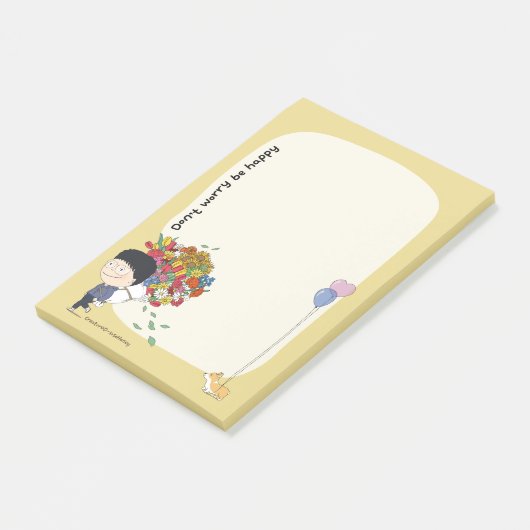 sosoHoney(68)-Blume Post-it Klebezettel (angewinkelt)