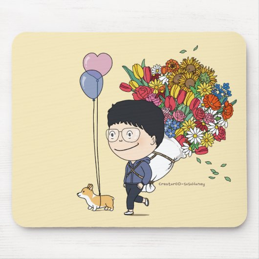 sosoHoney(68) Bouquet Mousepad (Vorne)