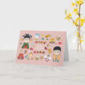 SosoHoney Grußkarte Karte (Gelbe Blume)