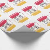Soße ist Chef Geschenkpapier (Ecke)