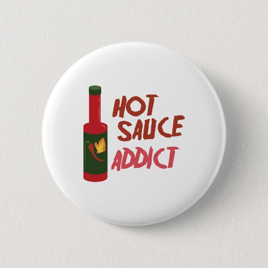 Soße-Süchtiger Button (Vorderseite)