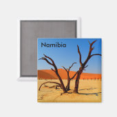 Sossusvlei Namibie Magneet Magnet (Vorderseite/Rückseite)