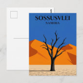 Sossusvlei, Sesriem, Hardap Postkarte (Vorne/Hinten)