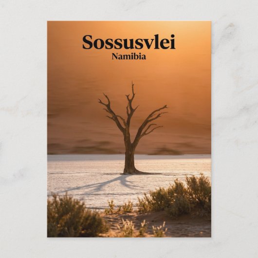 Sossusvlei, Sesriem, Hardap Postkarte (Vorderseite)